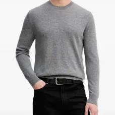 Рифленый свитер с круглым вырезом Рифленый свитер с круглым вырезом