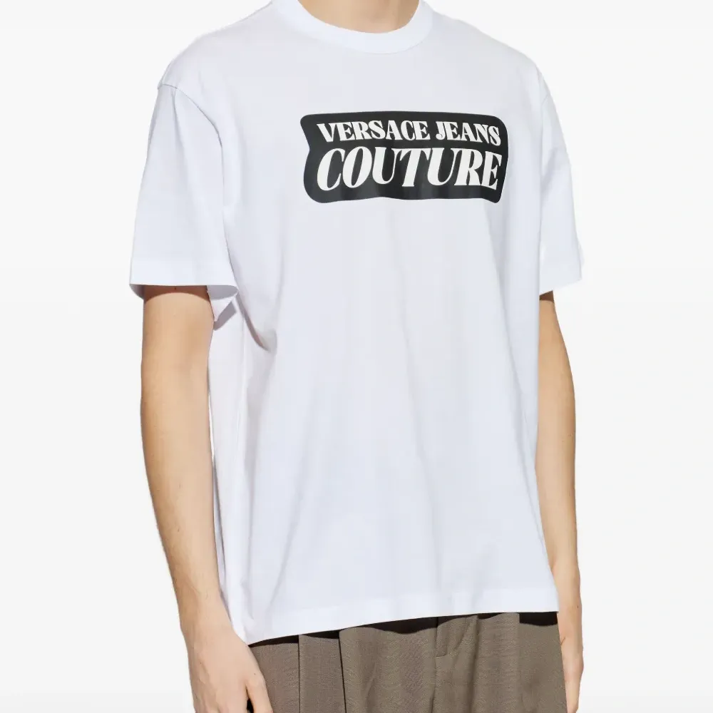 Хлопковая футболка с логотипом