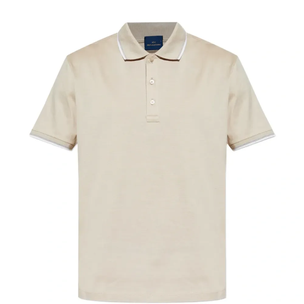 Поло с воротником на пуговицах