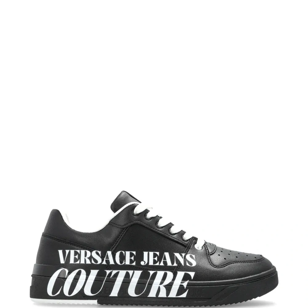 Кожаные кроссовки с логотипом