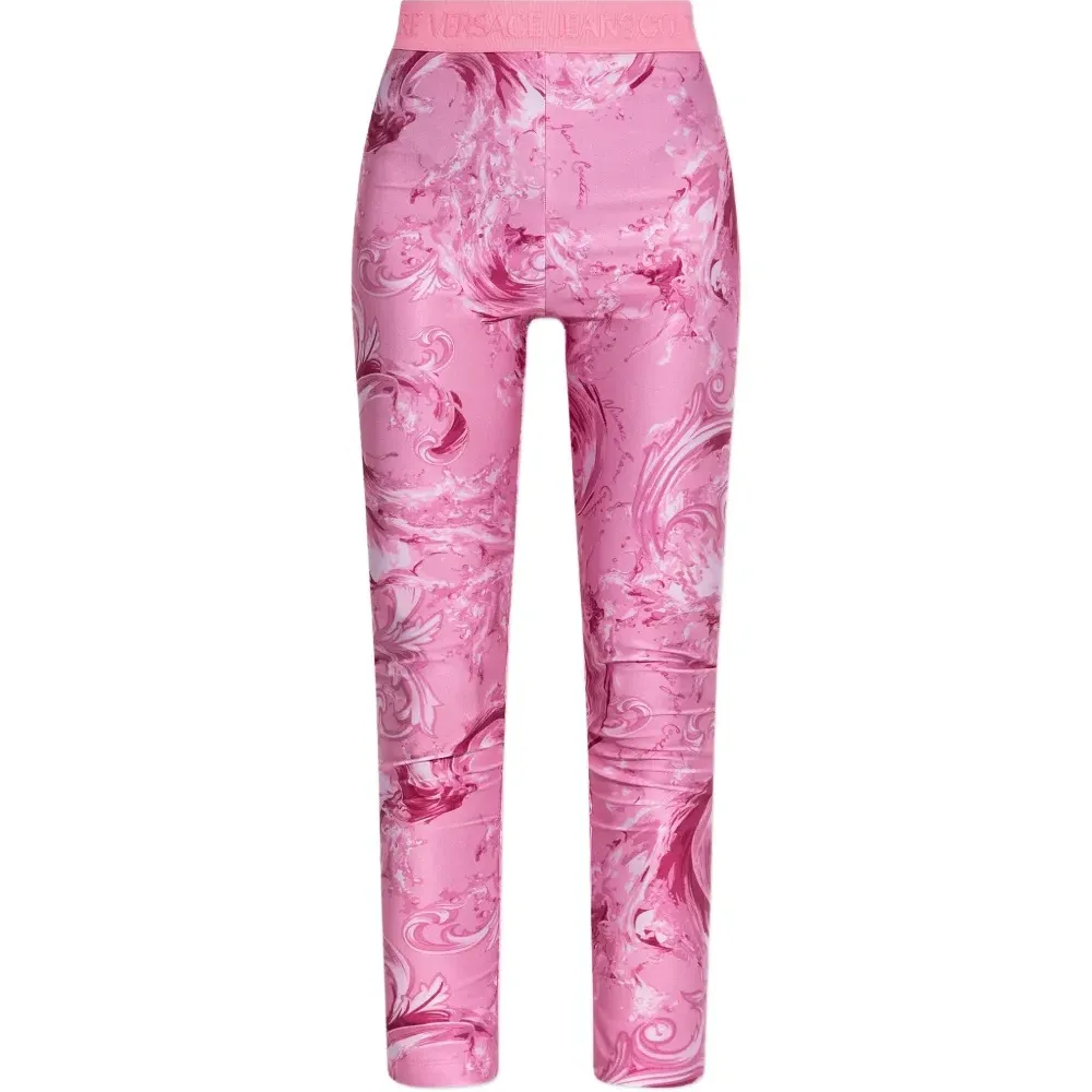 Леггинсы с барочным принтом