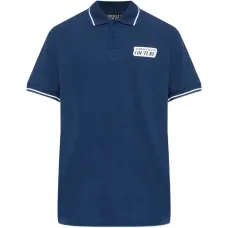 Поло с отделкой и логотипом