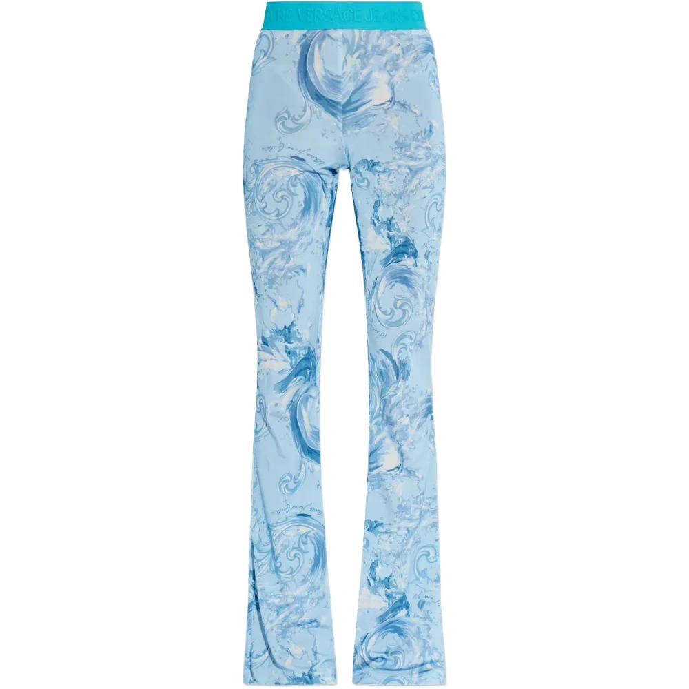 Брюки с принтом по всей поверхности Брюки с принтом по всей поверхности