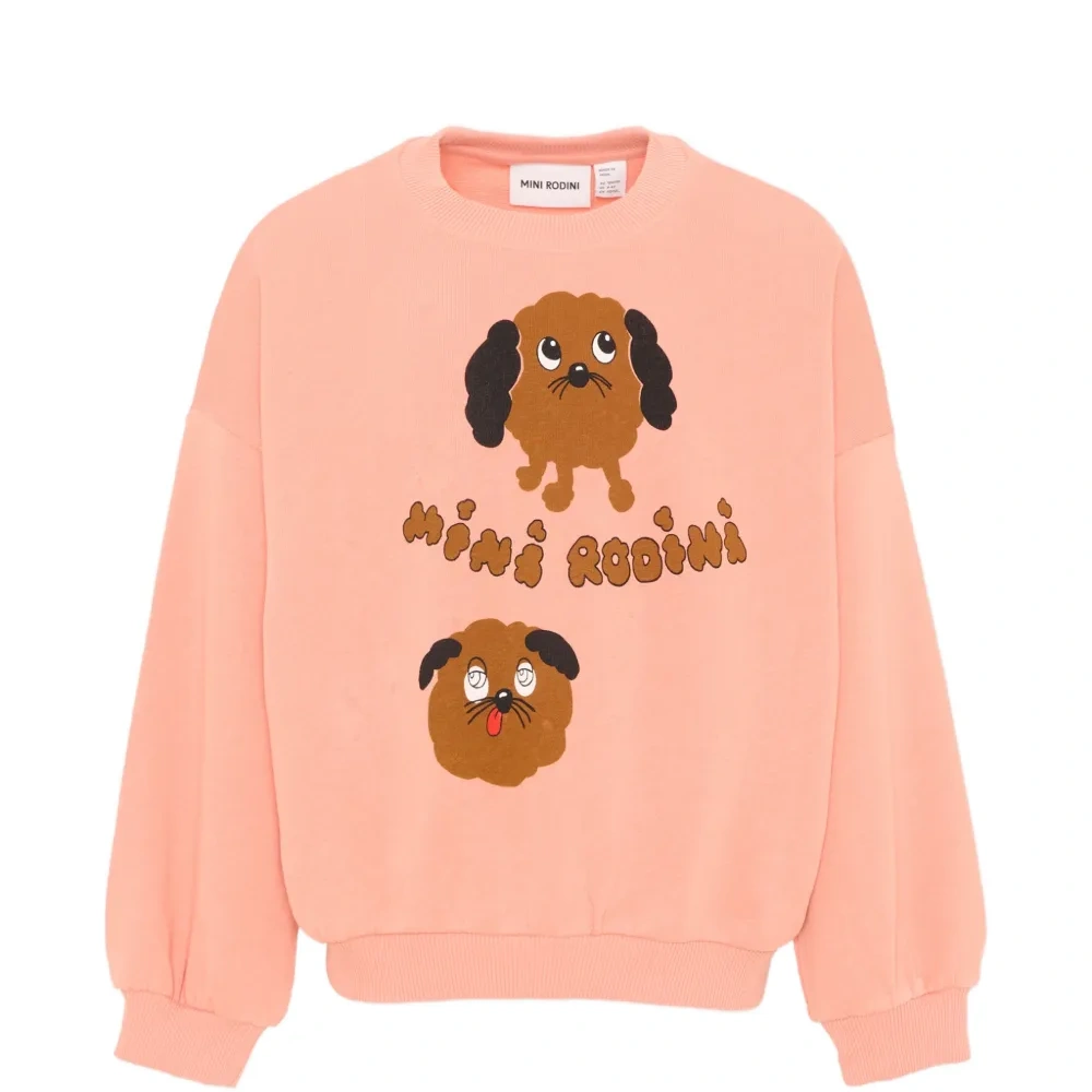 Свитшот с логотипом и круглым вырезом