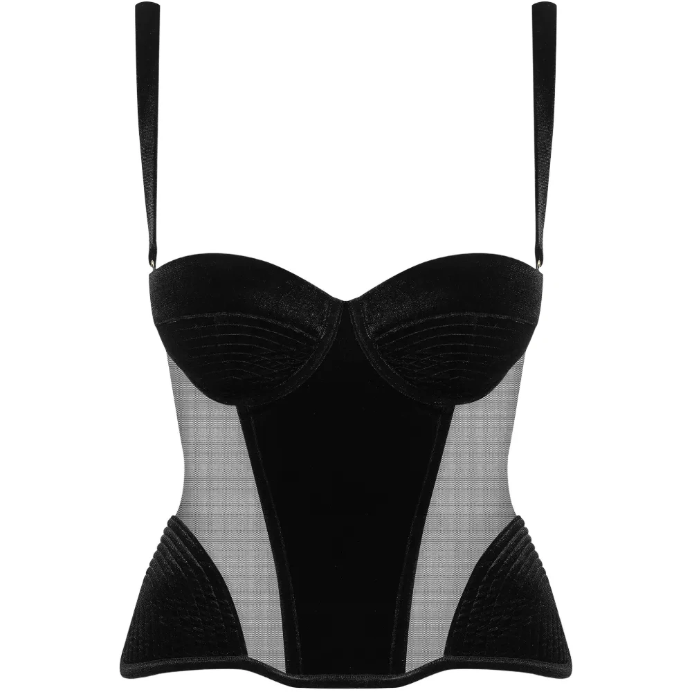 Корсет с панелями и шнуровкой Корсет с панелями и шнуровкой