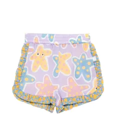 Шорты с оборками и принтом в виде морских звезд Шорты с оборками и принтом в виде морских звезд