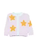 Кардиган с нашивками в виде звёзд