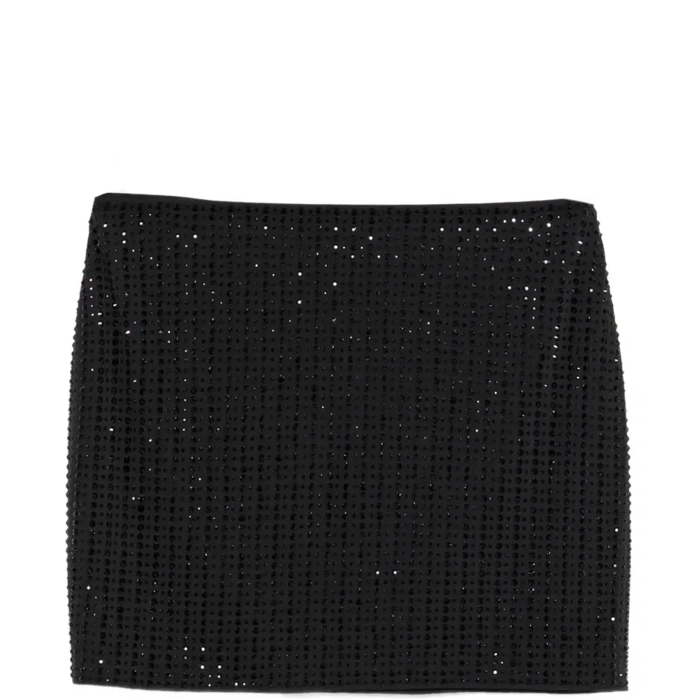 Мини-юбка с кристаллами