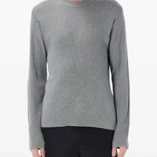 Вязаный джемпер с круглым вырезом Вязаный джемпер с круглым вырезом