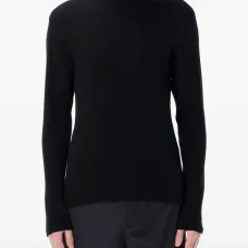 Вязаный джемпер с круглым вырезом