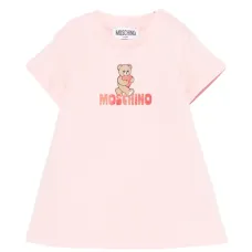 Платье с принтом "Тедди"