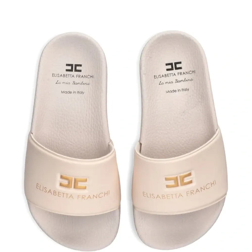 Резиновые шлёпанцы с логотипом