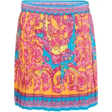 Плиссированная юбка с принтом