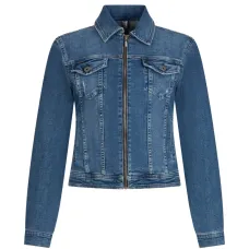 Джинсовая куртка на молнии Джинсовая куртка на молнии