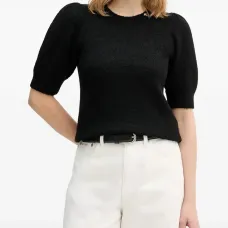 Джемпер Kylie с круглым вырезом и рукавами "буф" Джемпер Kylie с круглым вырезом и рукавами "буф"