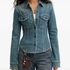 Рубашка с нагрудным карманом на пуговицах