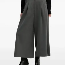Плиссированные брюки- палаццо