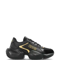 Кроссовки с кожаными вставками