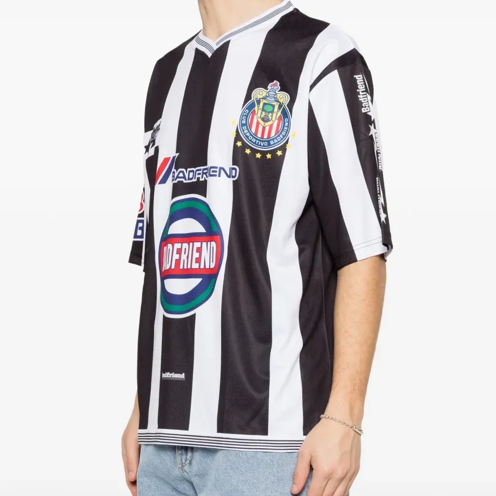 Футболка из трикотажа в полоску