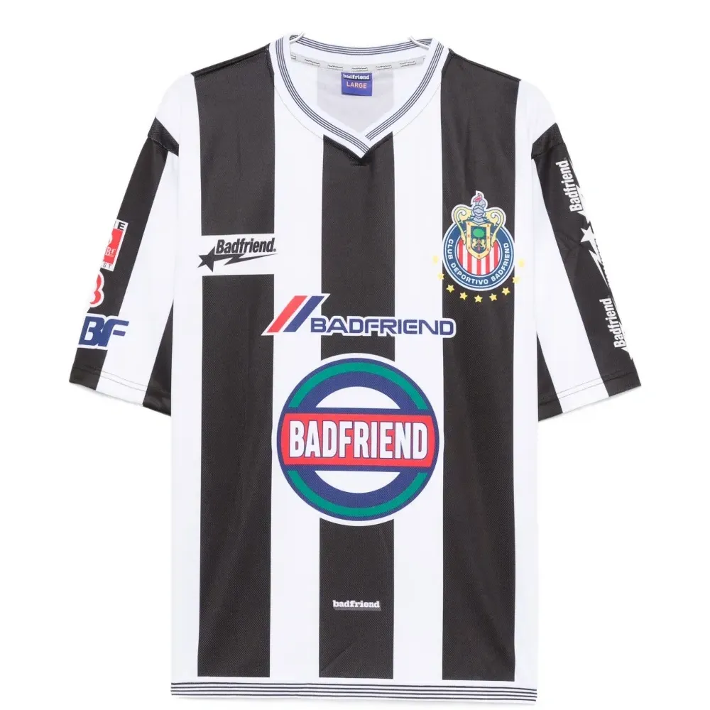 Футболка из трикотажа в полоску