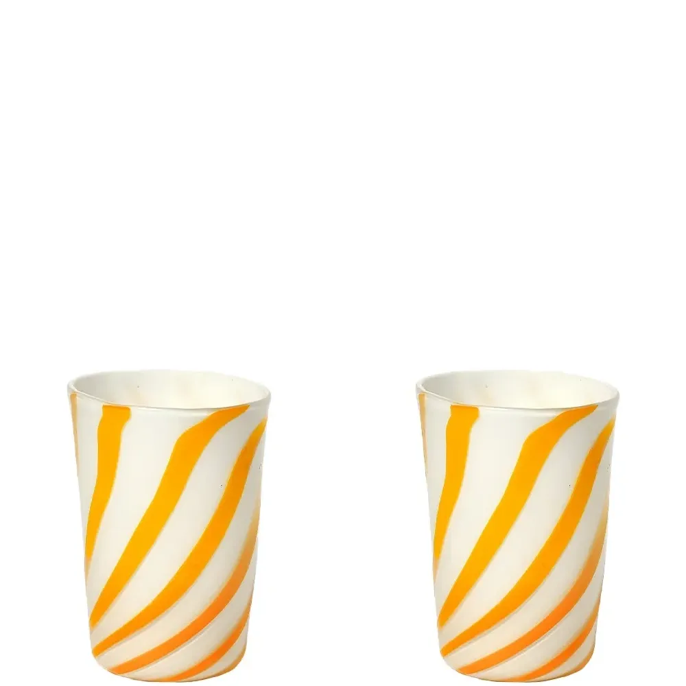 Набор полосатых стаканов (на двоих)