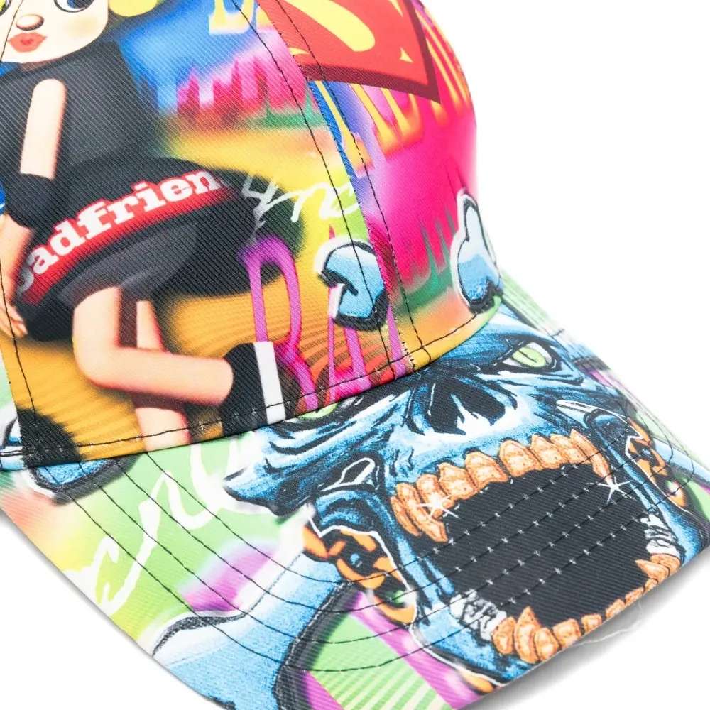 Бейсболка с принтом