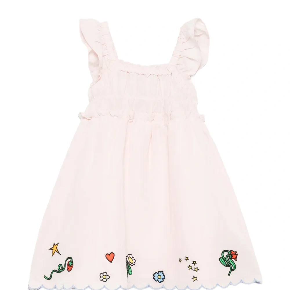 Платье с воланами и графичным принтом Платье с воланами и графичным принтом