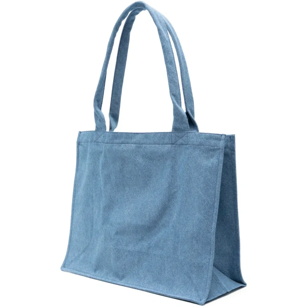 Сумка-тоут с логотипом и заклёпками