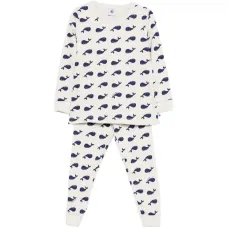 Пижама с принтом китов (набор из двух) Пижама с принтом китов (набор из двух)