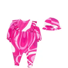 Комплект с оборками и узором для младенца