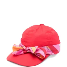 Шляпа с принтом в виде банта Шляпа с принтом в виде банта