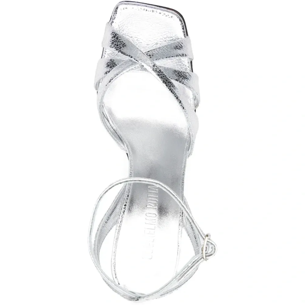 Кожаные босоножки Abelie с перекрученными ремешками