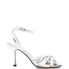 Кожаные босоножки Abelie с перекрученными ремешками