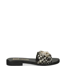 Плетёные сандалии с логотипом Плетёные сандалии с логотипом