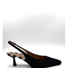 Туфли-лодочки Dalila в полоску с открытой пяткой Туфли-лодочки Dalila в полоску с открытой пяткой