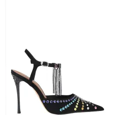 Туфли-лодочки Kurt с кристаллами и кисточкой Туфли-лодочки Kurt с кристаллами и кисточкой