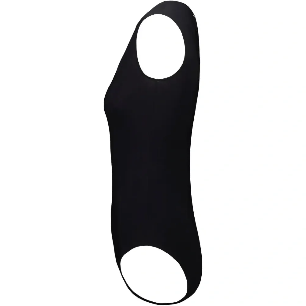 Боди с эластичным круглым вырезом