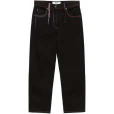 Брюки с контрастной строчкой Брюки с контрастной строчкой