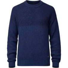 Свитер с панельным дизайном и круглым вырезом