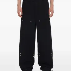 Трикотажные брюки с заклёпками Трикотажные брюки с заклёпками