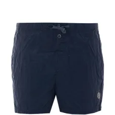 Шорты с эластичным поясом и нашивкой с логотипом