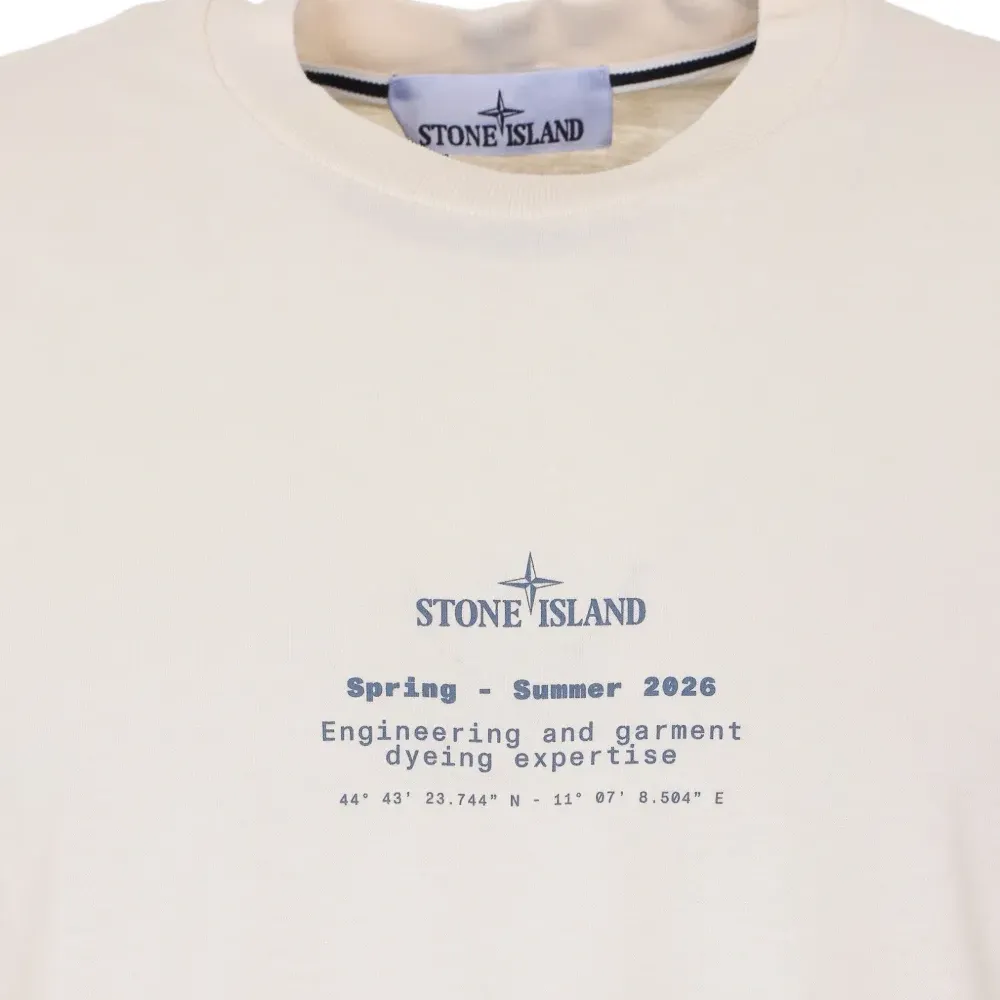 Футболка с принтом и круглым вырезом