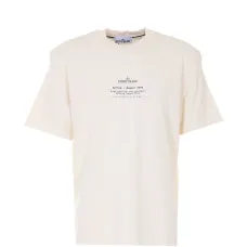 Футболка с принтом и круглым вырезом