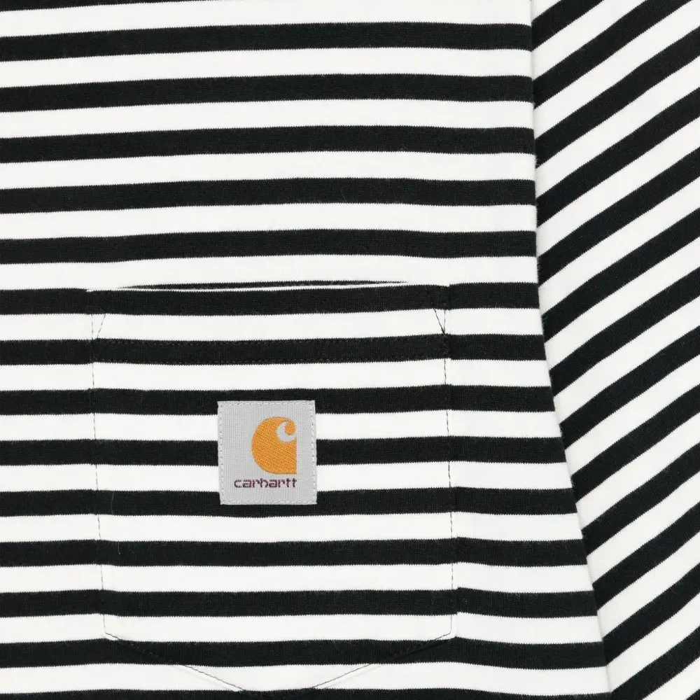 Футболка с карманом в полоску