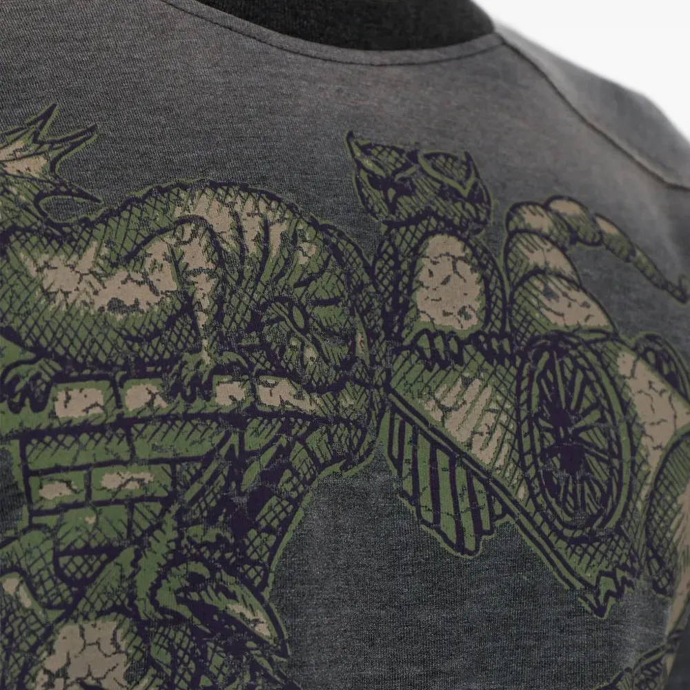 Длинный рукав футболка с графическим принтом T-Jori-A