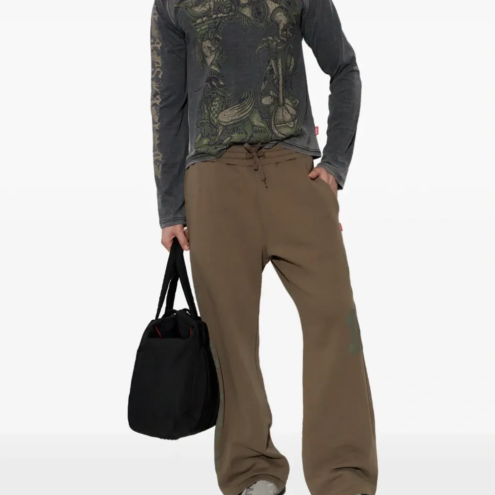 Графичные брюки P-Gro на кулиске