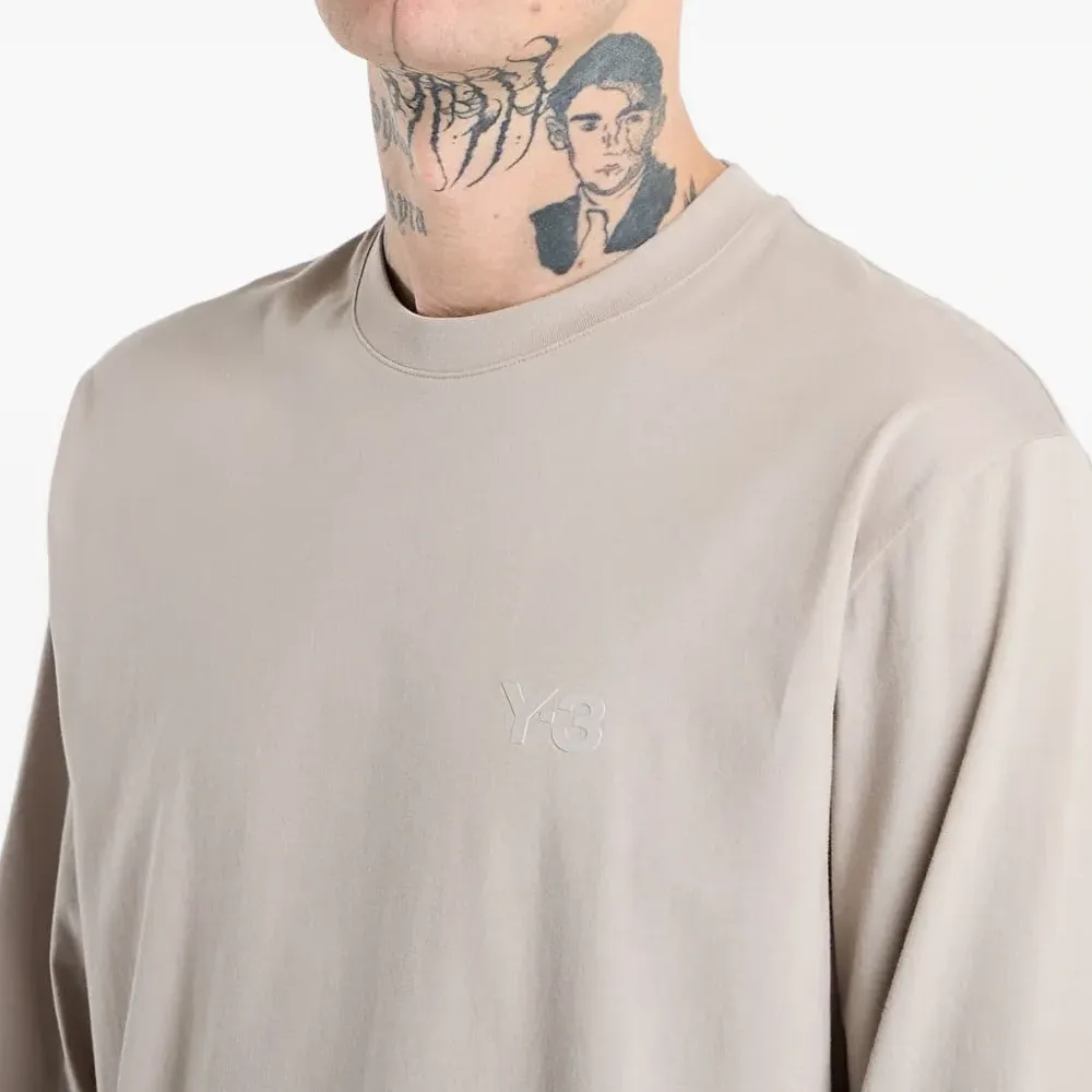 Хлопковая футболка с длинными рукавами