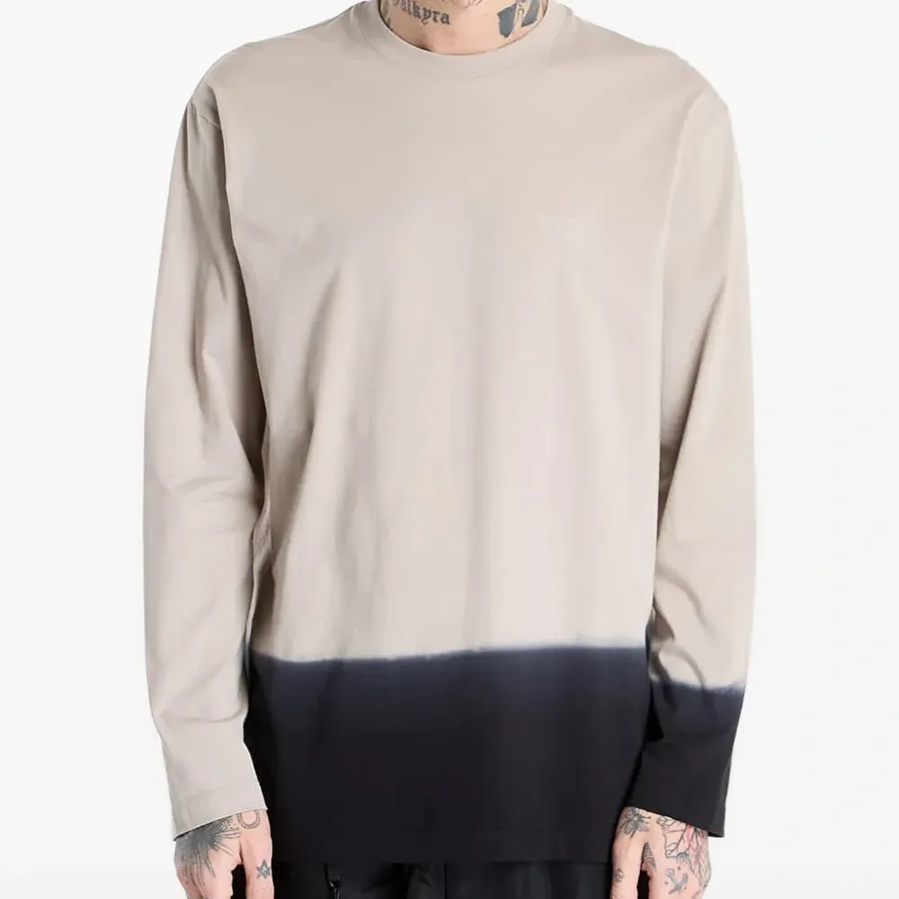 Хлопковая футболка с длинными рукавами