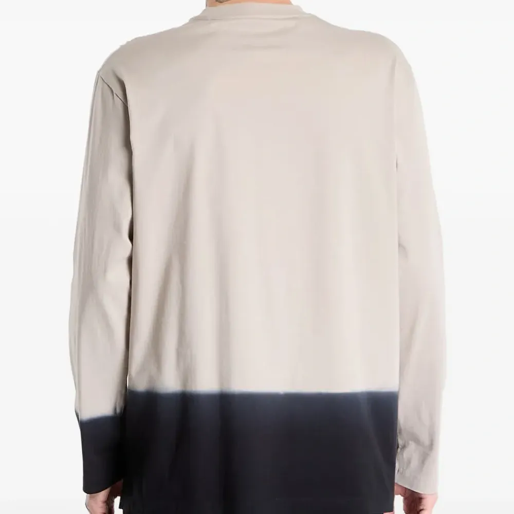 Хлопковая футболка с длинными рукавами