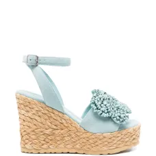 Замшевые босоножки Elisa